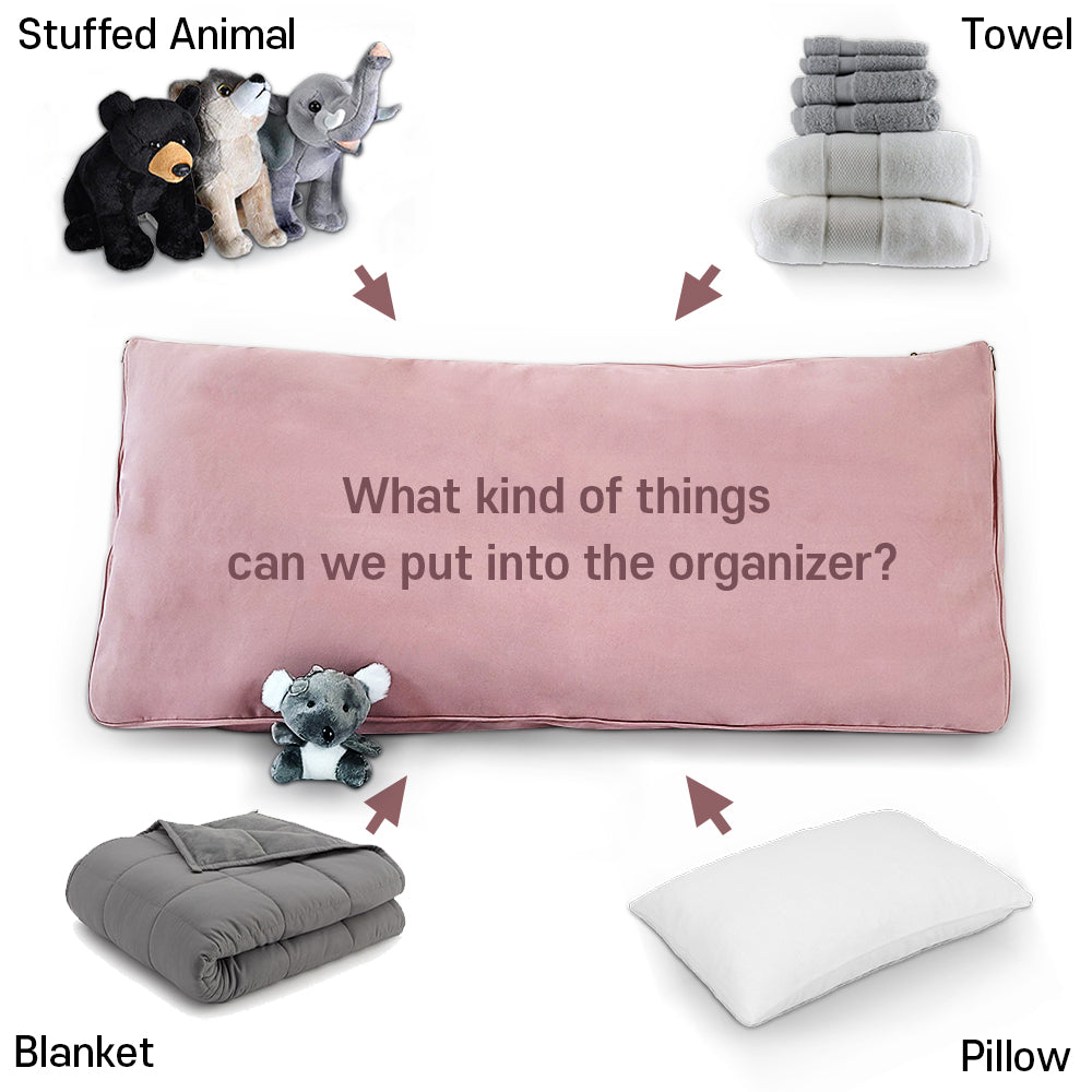 Stuffed animal sales storage pillow